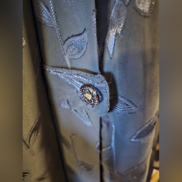 2 Piece Vintage Set - Floral Dress and Kimono - Picture 2 of 3